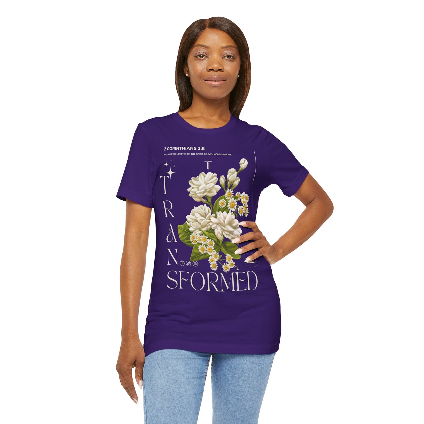 Transform Floral Design T-Shirt
