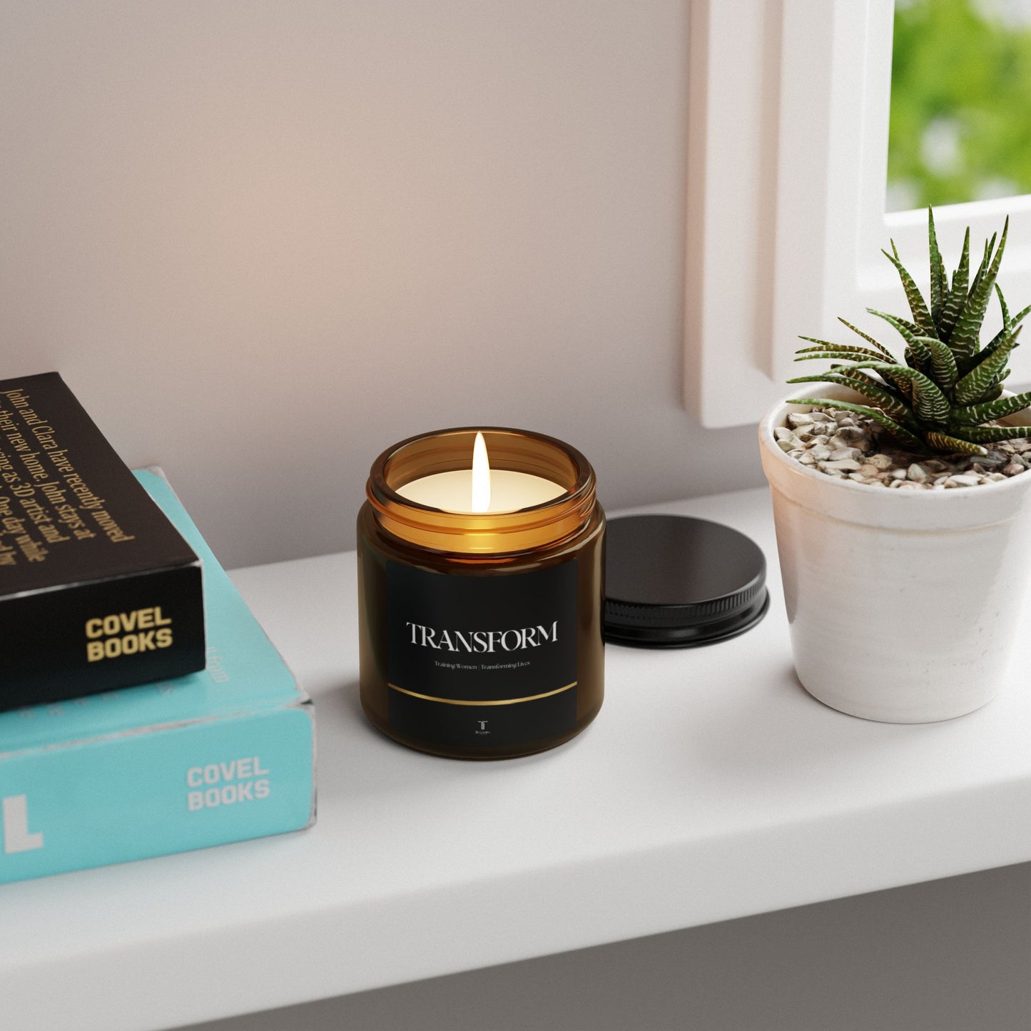 Transform Scented Soy Candle - Relaxing Home Fragrance, Aromatherapy Gift, Eco-Friendly Candle for Self-Care, Housewarming, Spa