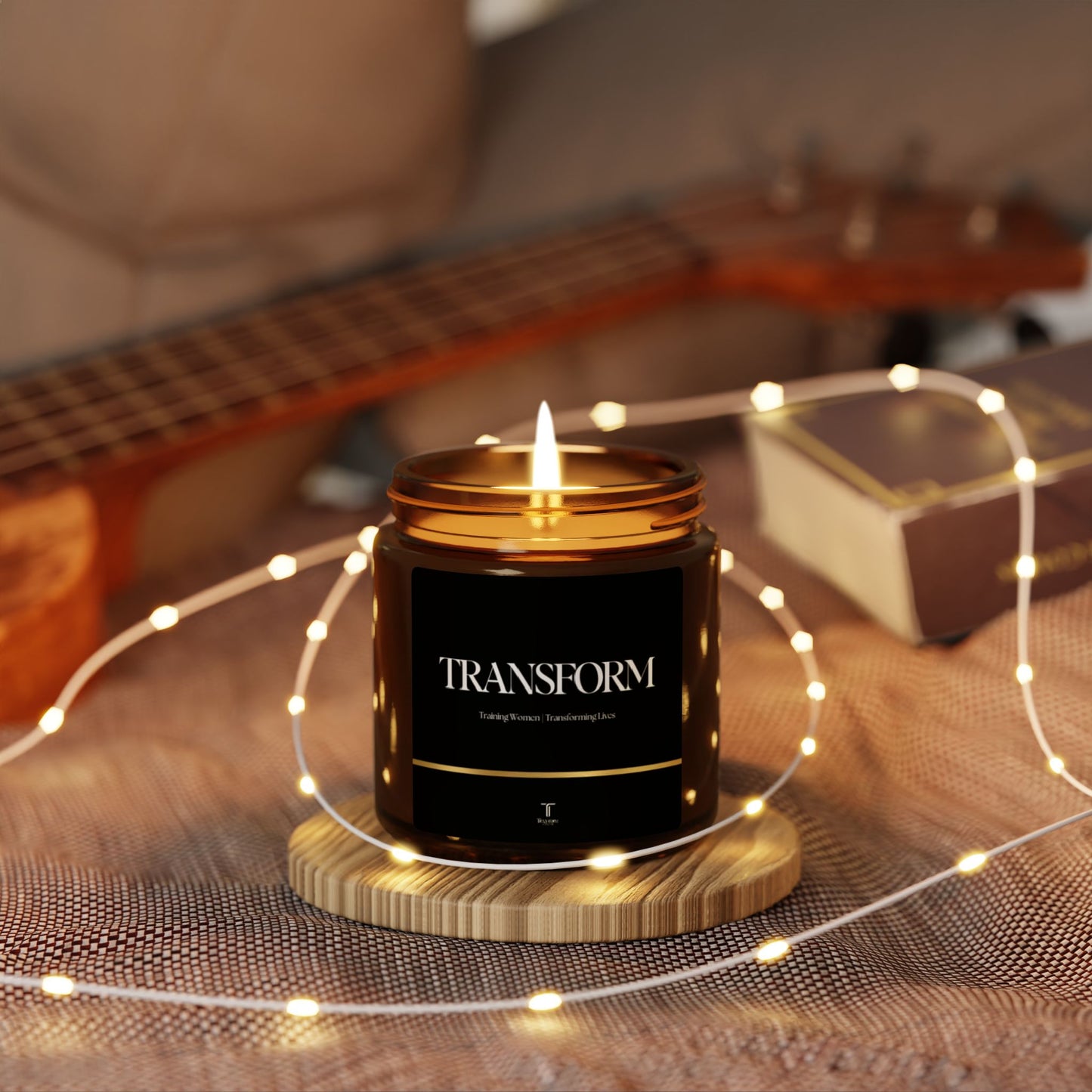 Transform Scented Soy Candle - Relaxing Home Fragrance, Aromatherapy Gift, Eco-Friendly Candle for Self-Care, Housewarming, Spa