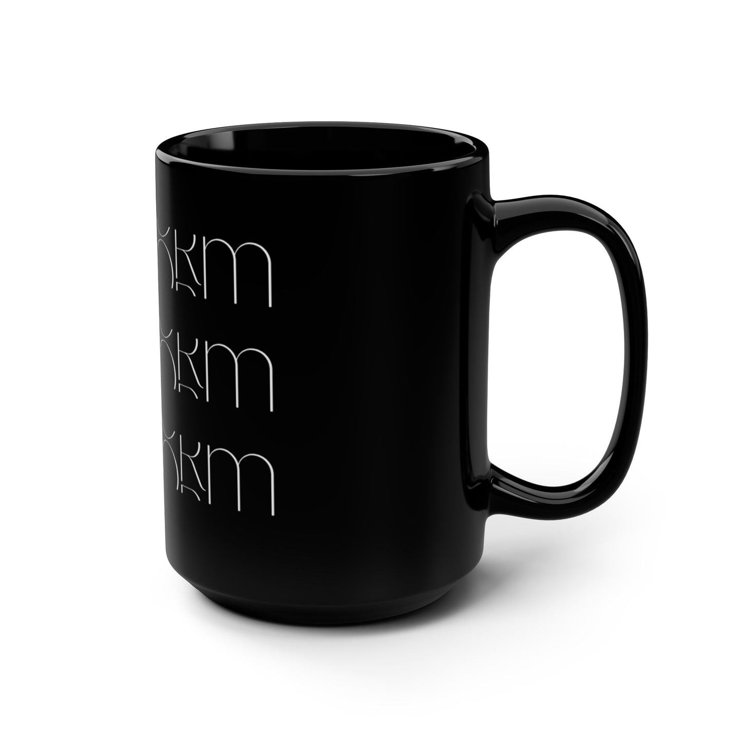 Sleek Black Coffee Mug