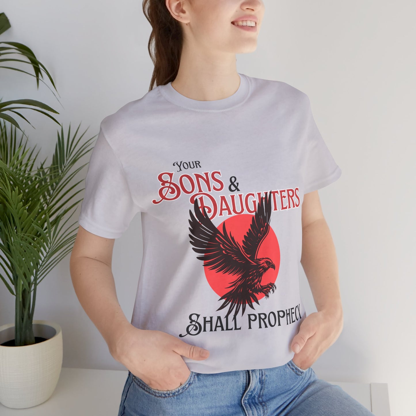 "Sons & Daughters Shall Prophecy" T- Shirt | Lavender Dust