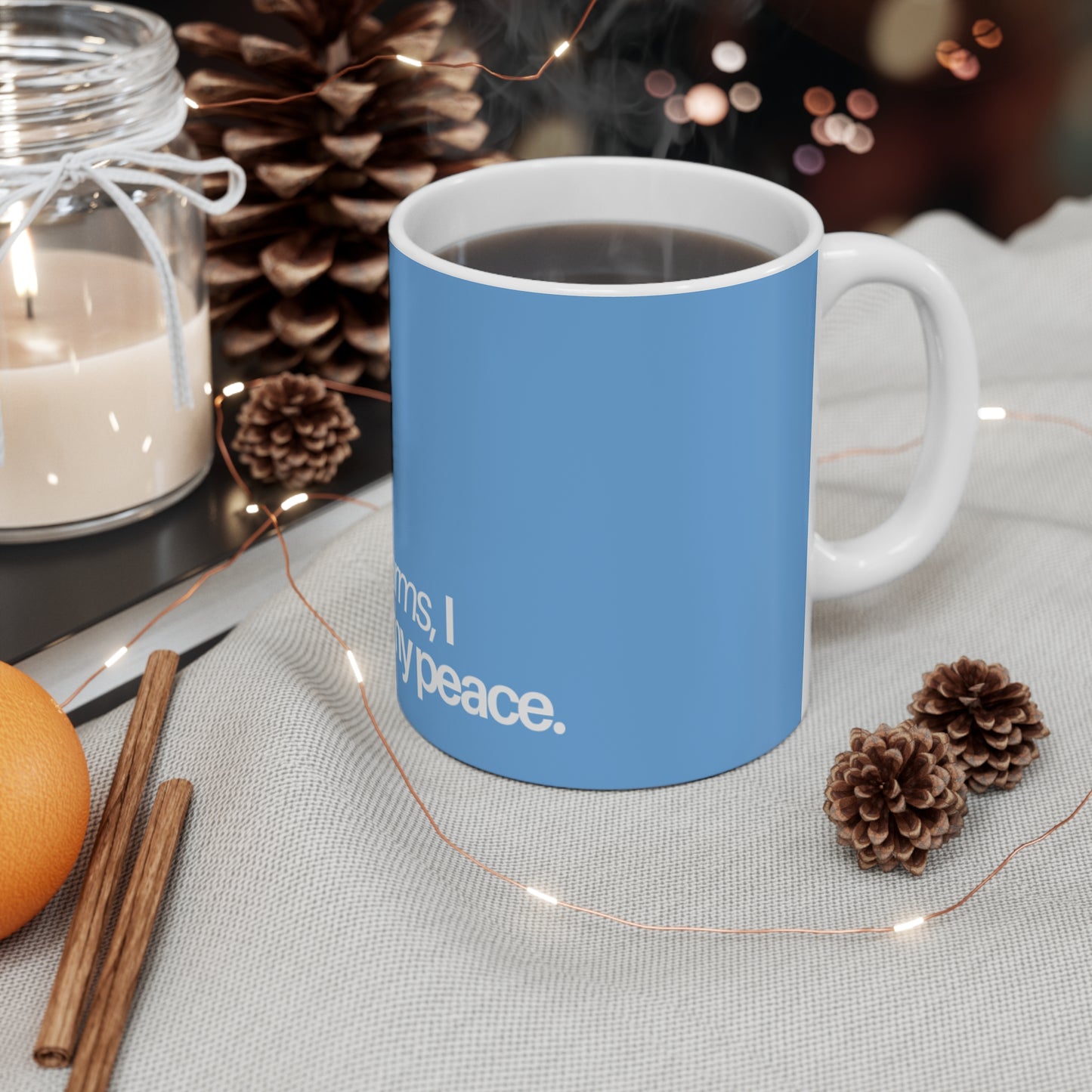 "In Your Arms, I found my peace" Mug