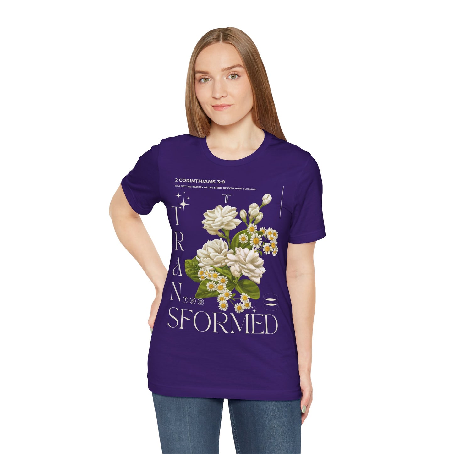 Transform Floral Design T-Shirt