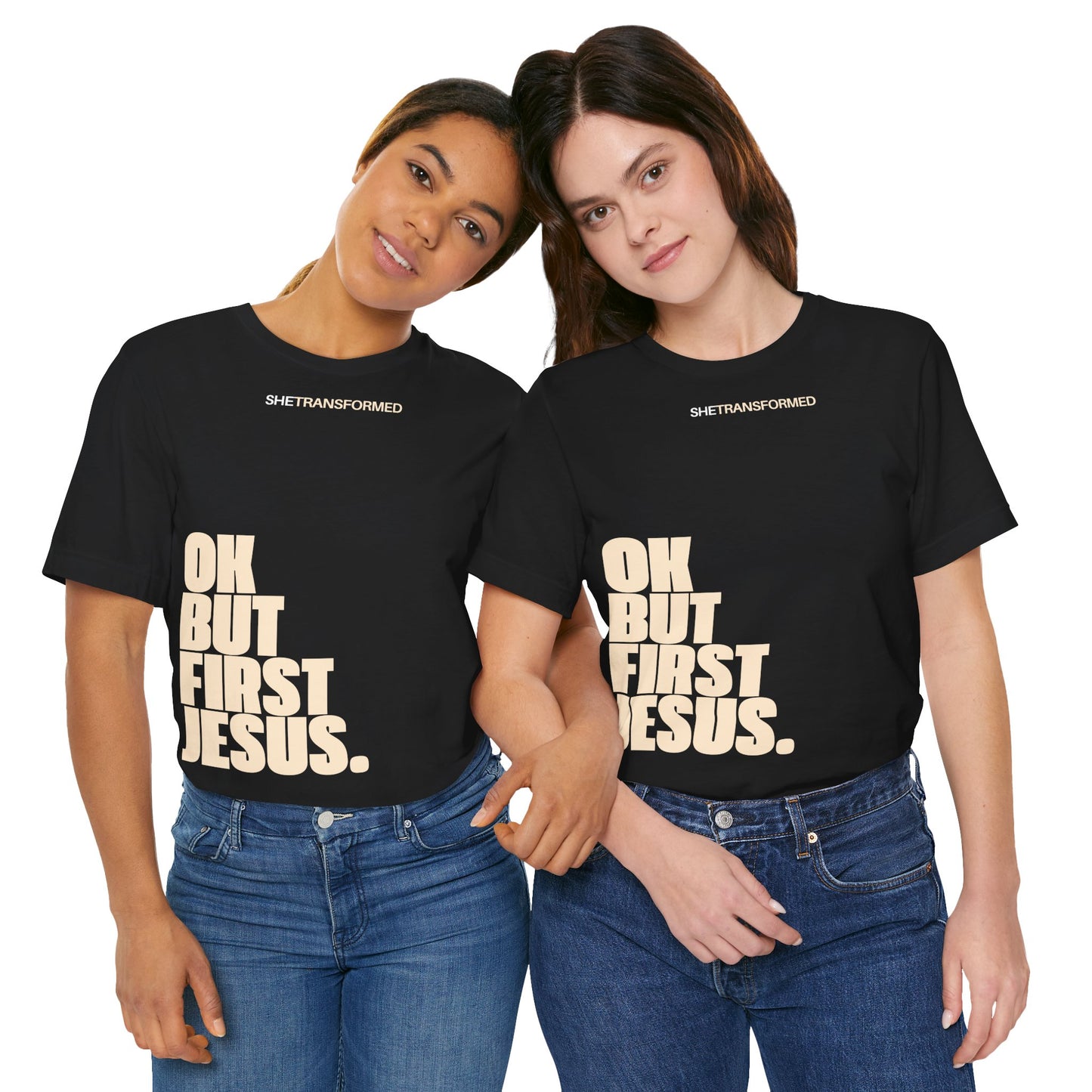 'Ok, But First Jesus', T-Shirt