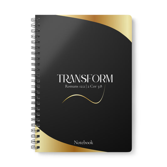 Transform Network Elegant Wirobound Softcover Notebook, A5 - Transform Your Ideas