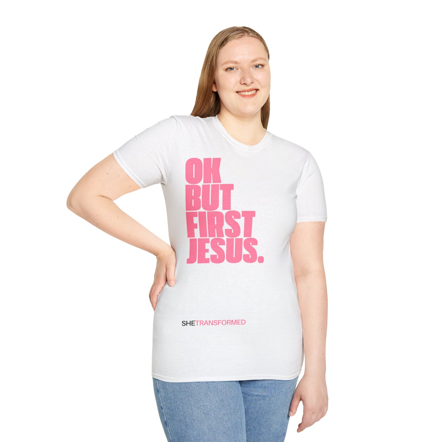 'Okay, But Jesus First" T-Shirt